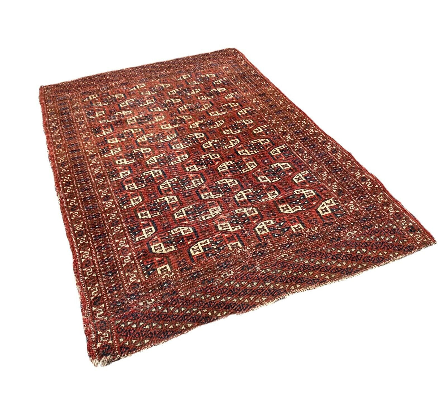 Feiner Antiker Handgeknüpfter Turkoman Tekke Teppich,177x117cm,Antique Tekke Rug