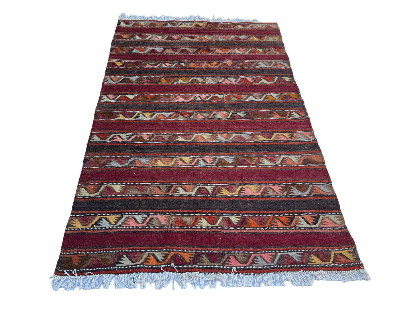 Traditioneller türkischer Kelim Teppich, Vintage 180 X 111 cm