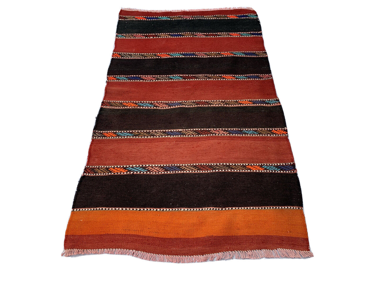 Traditional Turkish Kilim Rug,Vintage Kelim Teppich 130x74 cm
