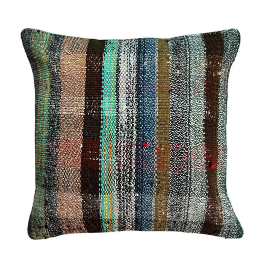 60x60CM ECHTE HANDGEWEBT VINTAGE KELIM KISSEN KISSENHÜLLE SITZKISSEN KISSENBEZUG