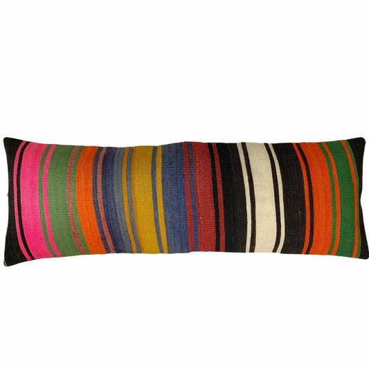 16 "x 48" Bettwäsche Kelim Kissen, übergroße Kissenbezug, lange Kissen Kissen