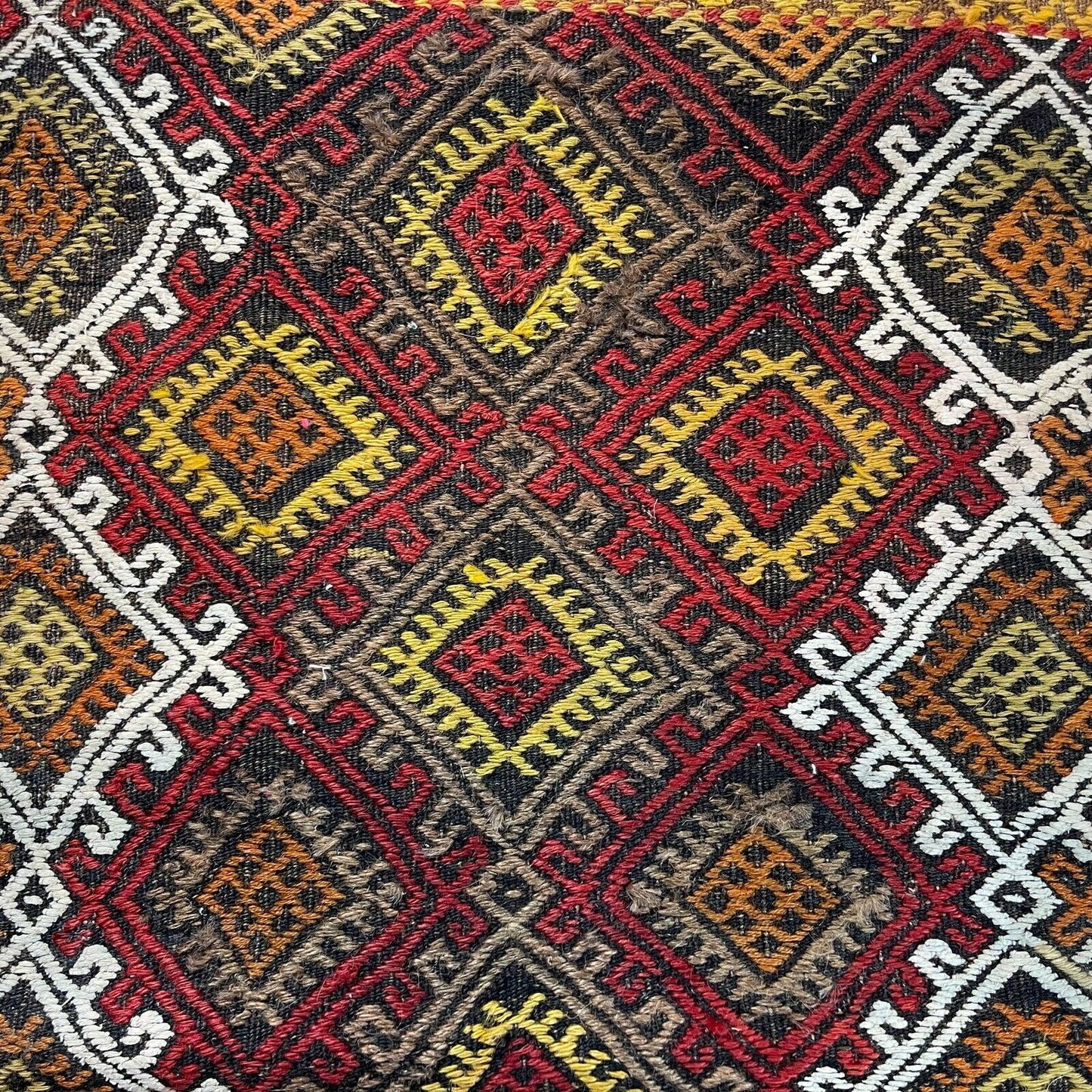 Traditionelle türkische Kelim Teppich, Vintage Turkish Kilim Rug  103 X 56 cm