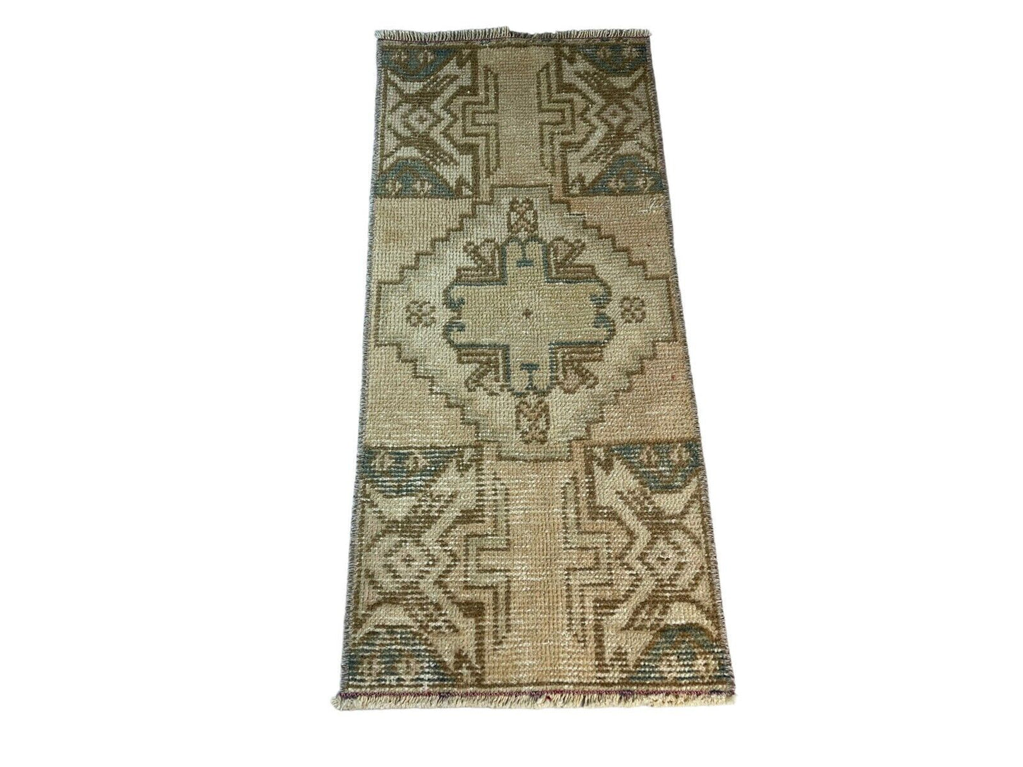 Traditionelle Vintage türkische Teppich, Vintage Turkish Rug 88 X40 cm