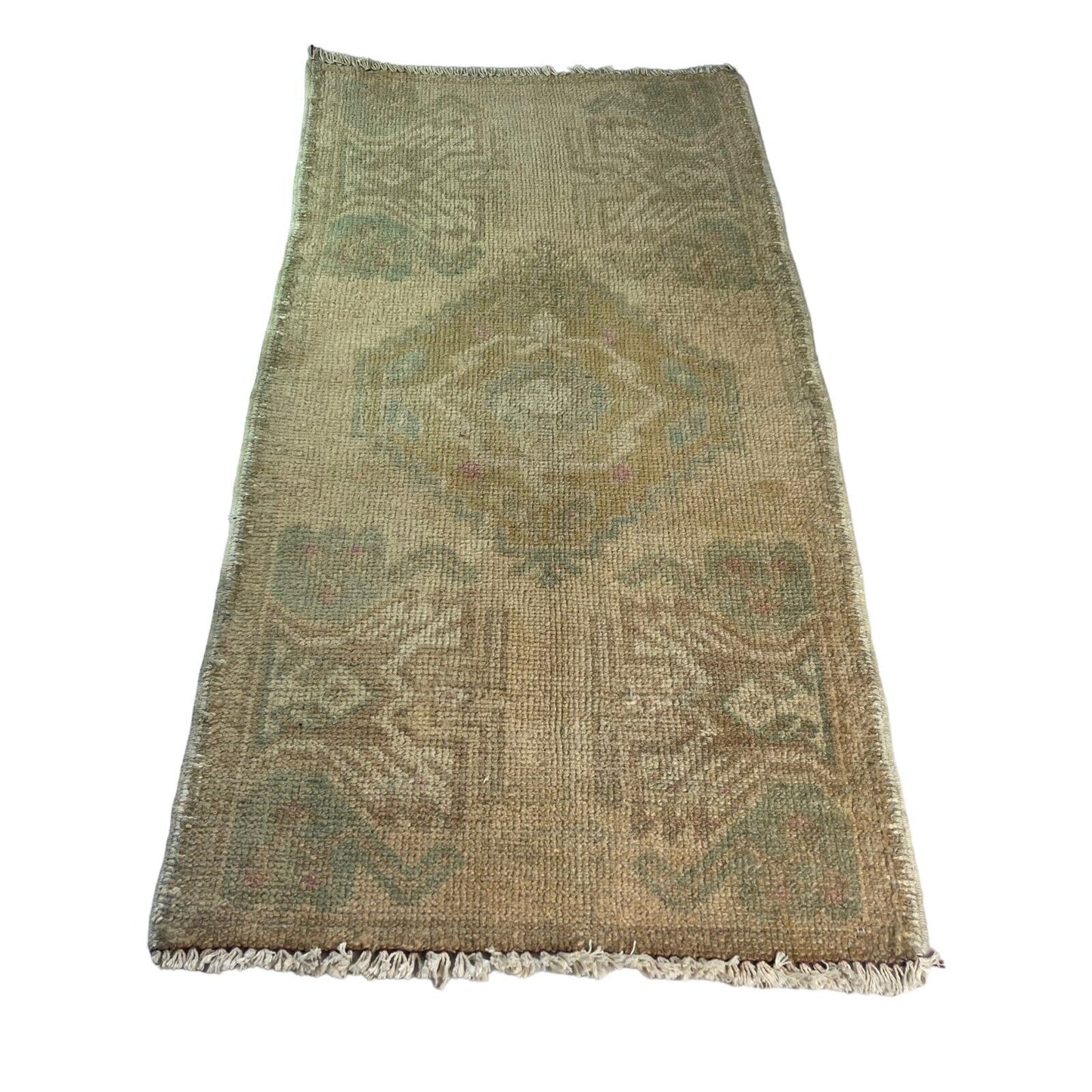 Traditionelle Vintage türkische Teppich, Vintage Turkish Rug  96X 52 cm