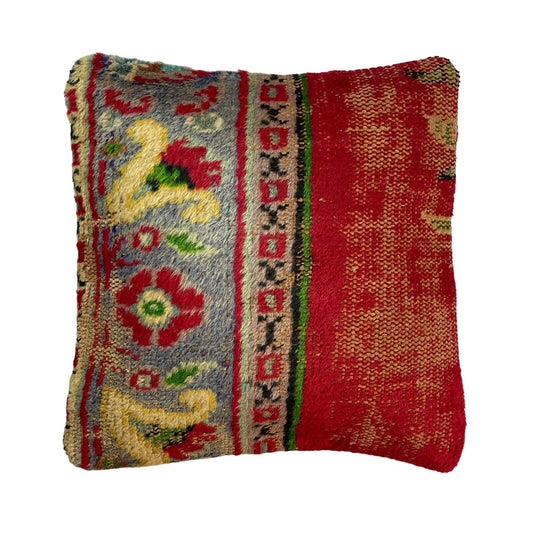45x45 cm  , Vintage Turkish Cushion Cover ,  Vintage Handgemachte Kissenbezug