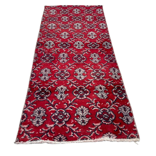 Vintage Handmade Turkish Rug 166 x 70 cm