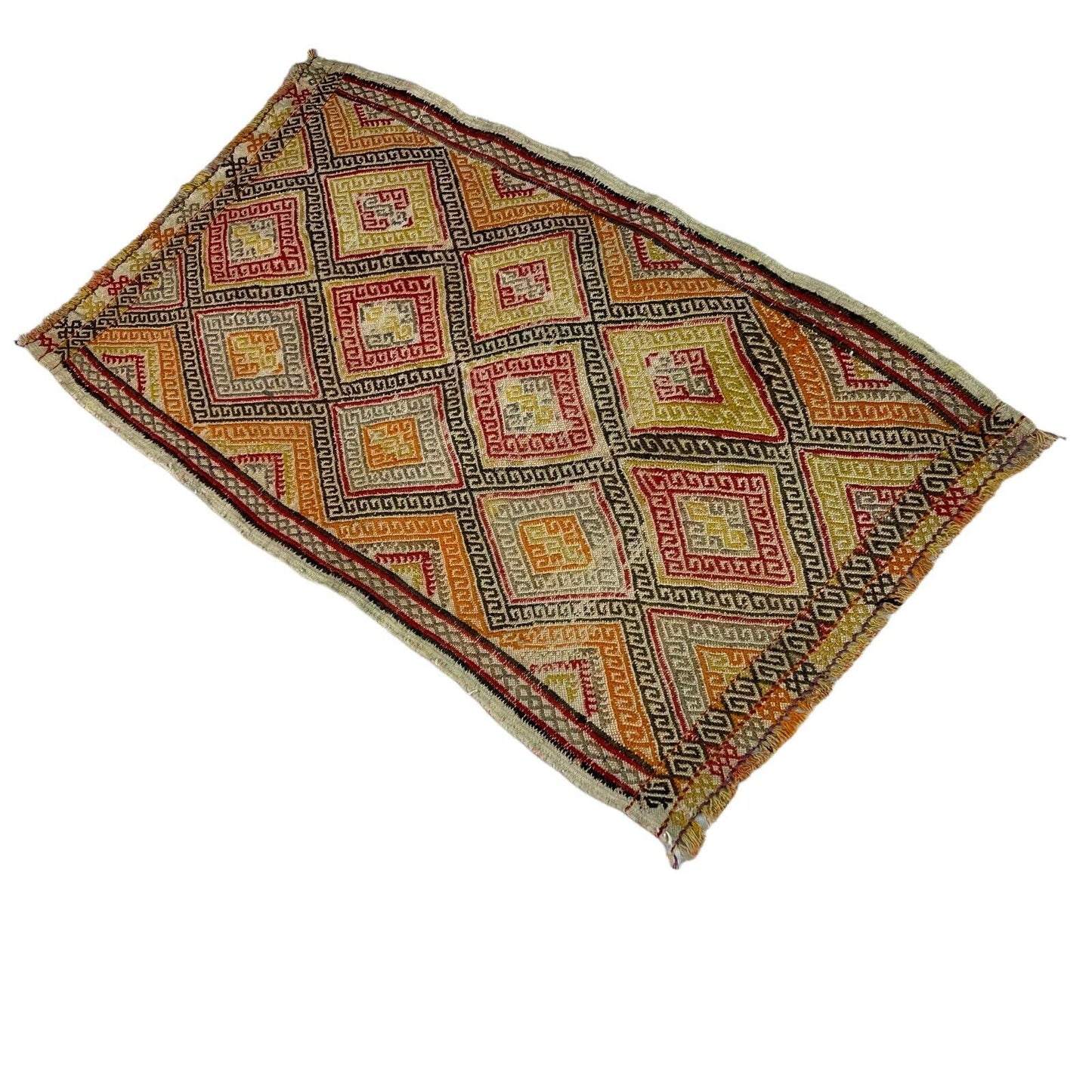 Traditionelle türkische Kelim Teppich, Vintage Turkish Kilim Rug 84X50 cm