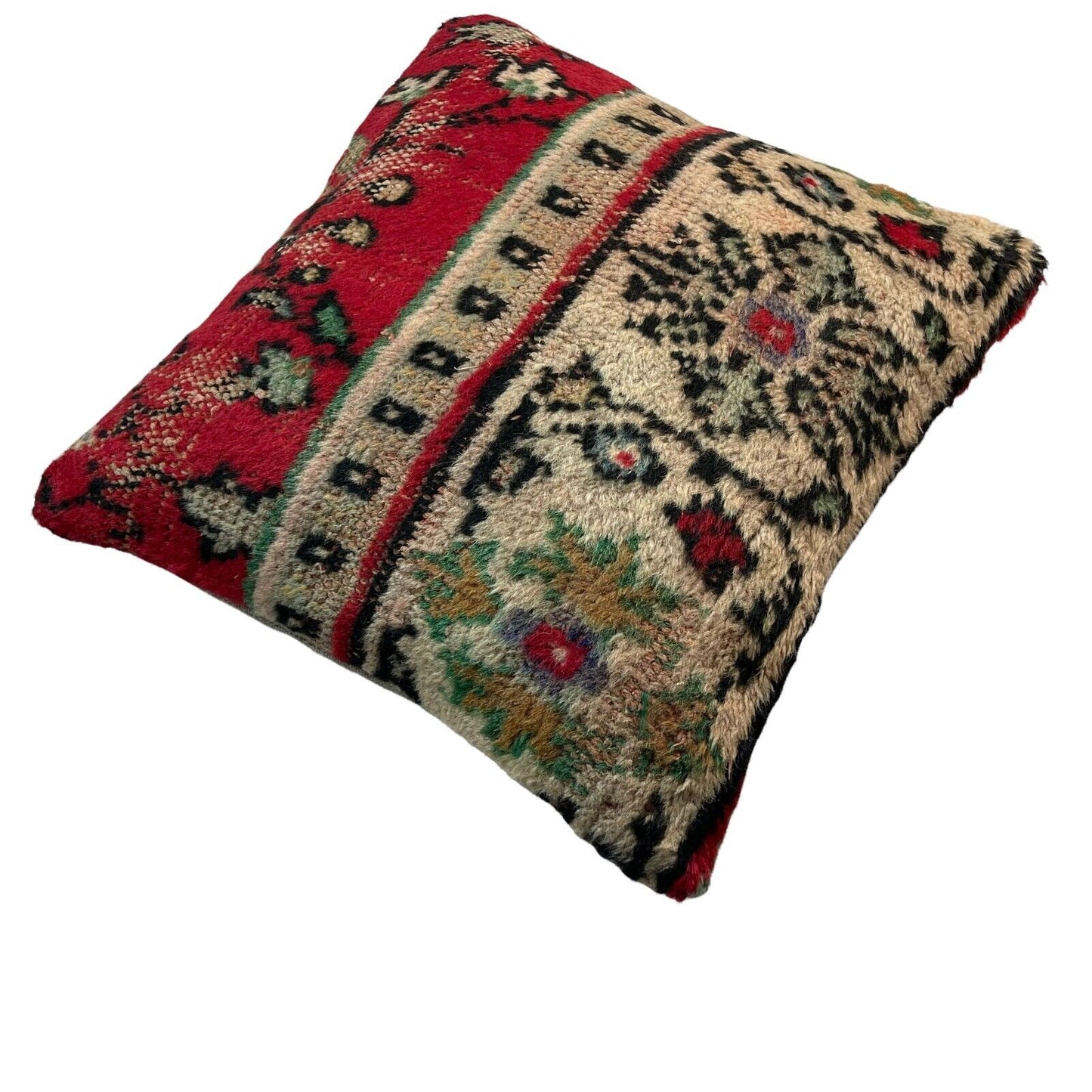 18''X18'' Vintage Handmade Rug Cushion Cover, 45 x 45 cm Deko Kissenbezug LL1379