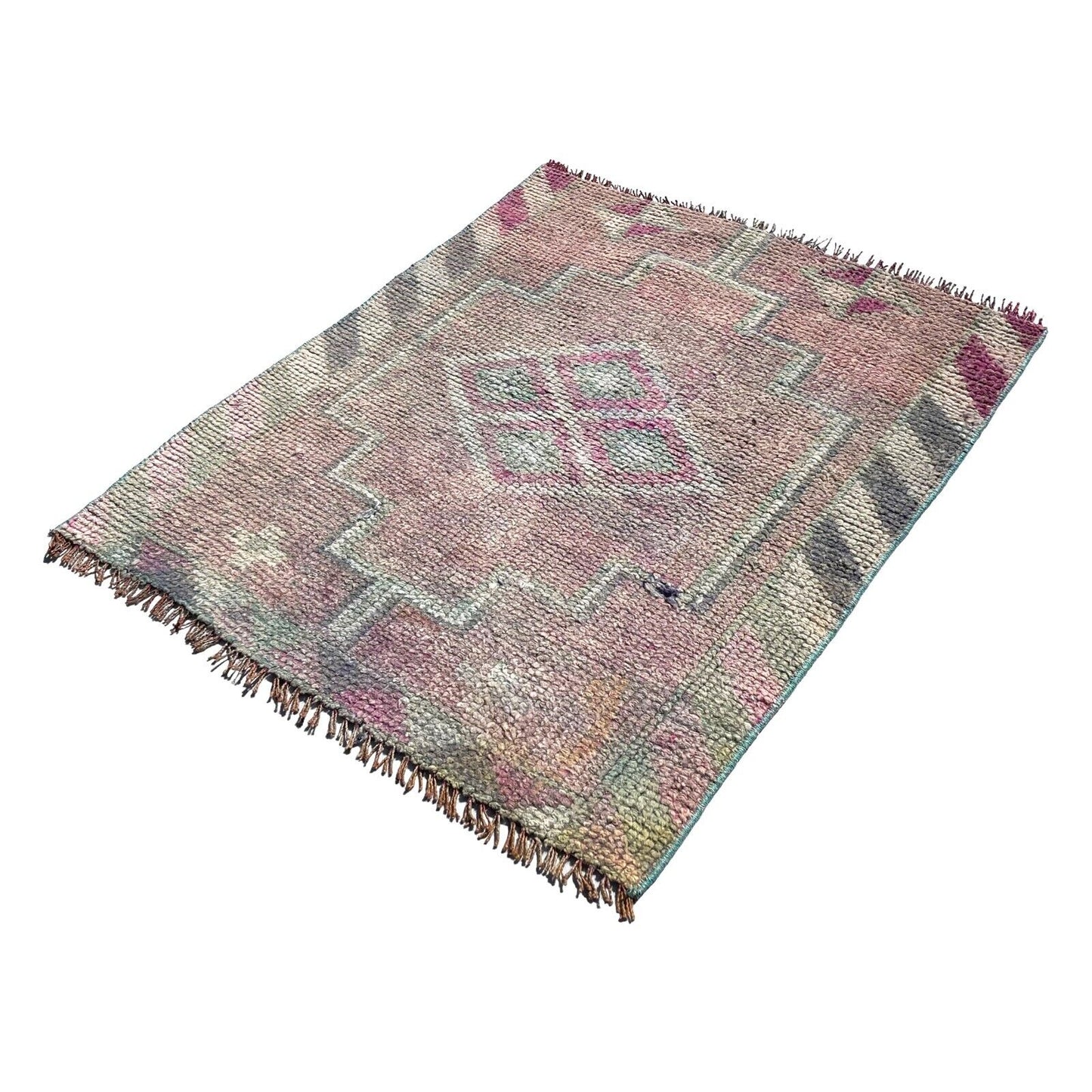 Traditional Turkish Kilim Rug,Vintage Kelim Teppich 100x82 Cm