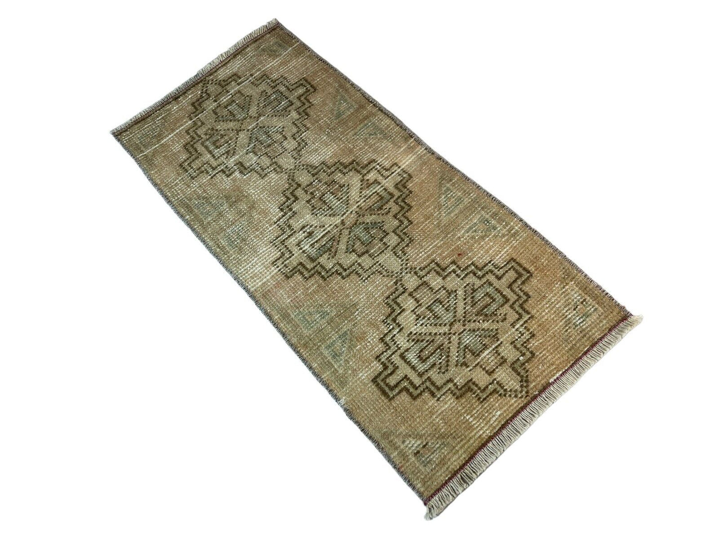 Traditionelle Vintage türkische Teppich, Vintage Turkish Rug 82 X40 cm