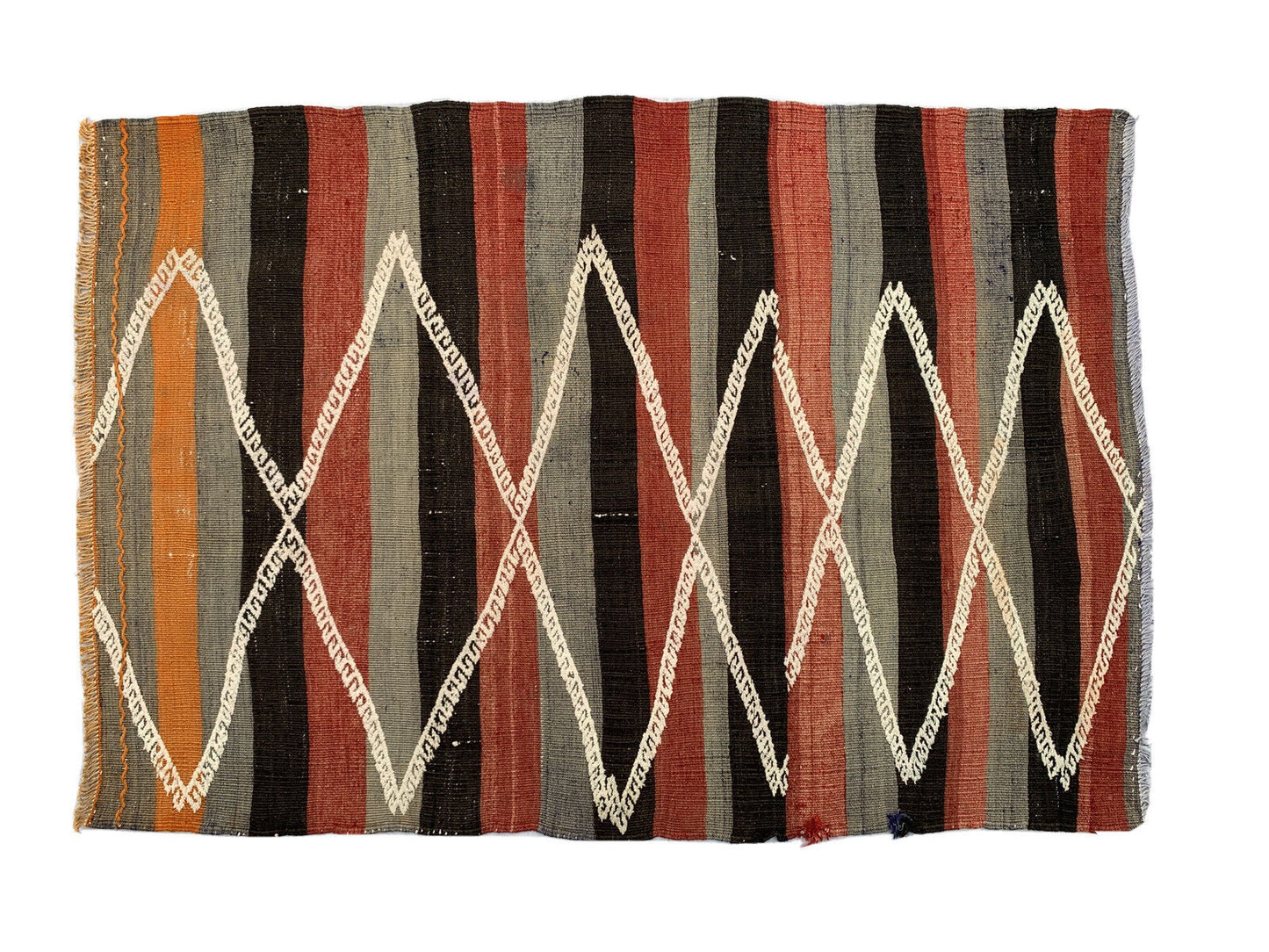Traditional Turkish Kilim Rug,Vintage Kelim Teppich 134x94 cm