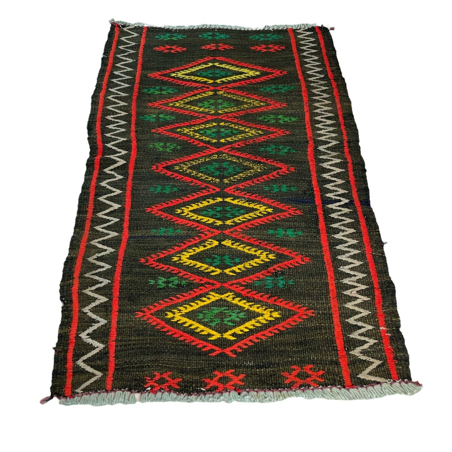 Traditionelle türkische Kelim Teppich, Vintage Turkish Kilim Rug 80x48 cm