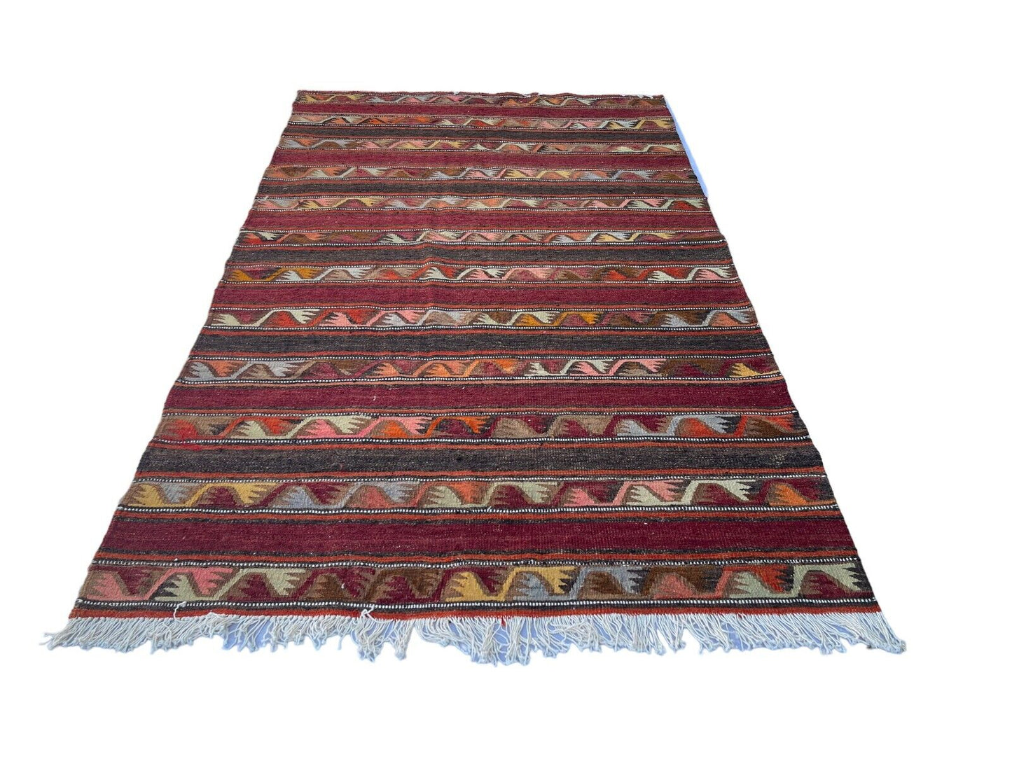 Traditioneller türkischer Kelim Teppich, Vintage 180 X 111 cm