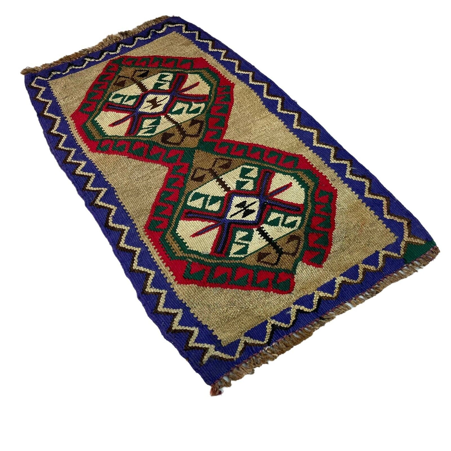 Traditionelle türkische Kelim Teppich, Vintage Turkish Kilim Rug 89X51 cm